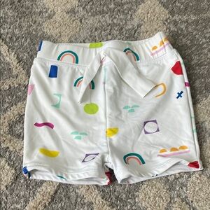 ❣️2 for $6 - Colorful Patterned White Shorts
